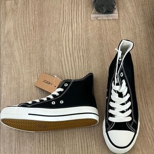 Brand new black sneakers